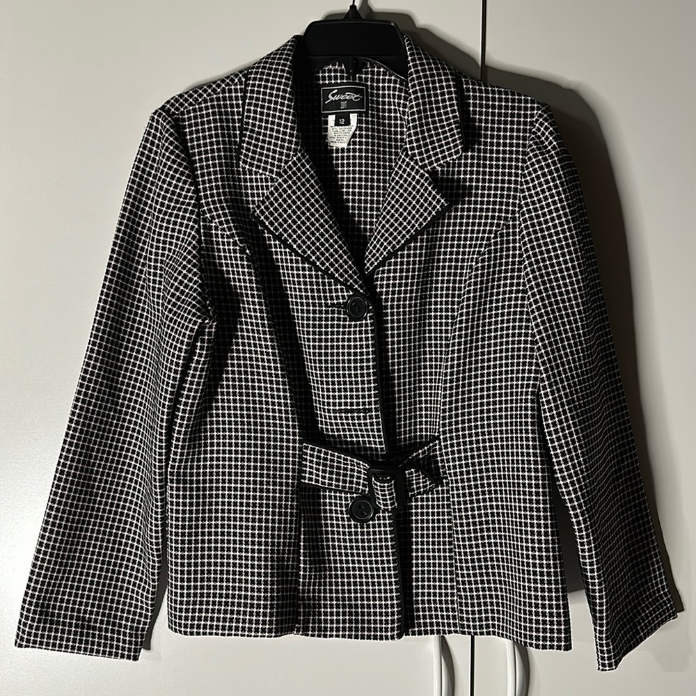 {VGUC} SWEET boutique brand blazer with belt